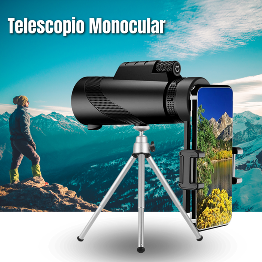 🔭 Telescopio UltraZoom™ + Tripode + Forro Viajero + Adaptador para celular 50%OFF