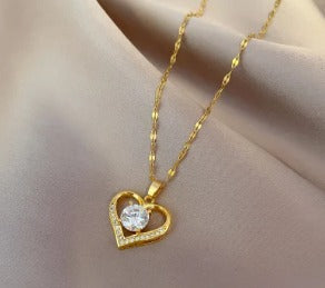 Collar Corazón con Diamante - additional image 1