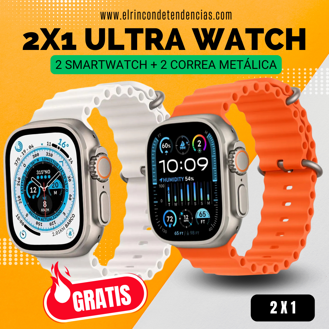 SmartWatch Ultra PRO ORIGINAL®️ - ⏰ LLEVA 2 RELOJ POR EL PRECIO DE 1 ⏰