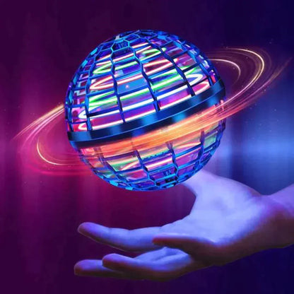 Bola de orbe voladora – Juguete de bola de boomerang Hover 2024, globo cósmico con luz RGB incorporada